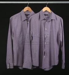 SEASON 8 - Dexter Morgan’s (Michael C. Hall) Purple Button-Up Shirt Pair