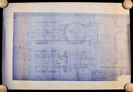 Star Wars - Ep V - The Empire Strikes Back: Millennium Falcon Interior Hold Detail Gun Turret and Passage Blueprint