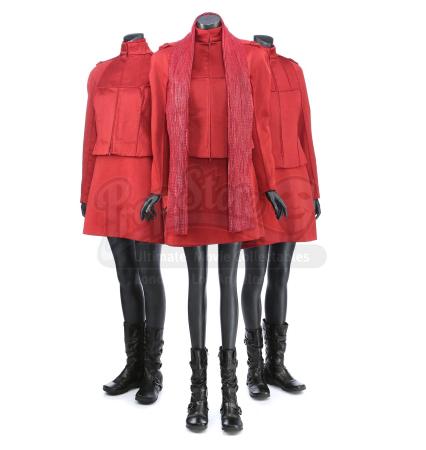 STAR TREK (2009) - Set of Three Women's Starfleet Cadet Uniforms