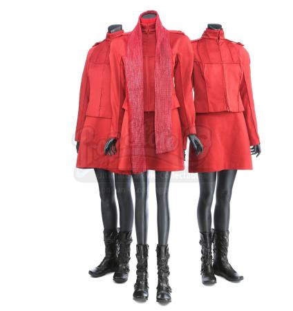 STAR TREK (2009) - Set of Three Women's Starfleet Cadet Uniforms