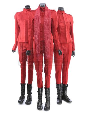 STAR TREK (2009) - Set of Three Women's Starfleet Cadet Uniforms