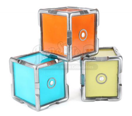 STAR TREK INTO DARKNESS (2013) - Set of Three Stunt Cold Fusion Device Cubes