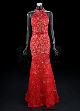 Red Lace Nurses Ball 2017 Gown