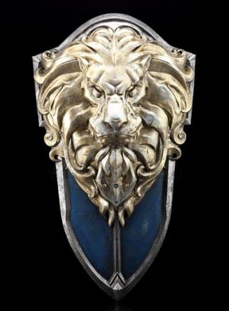 Alliance Large Gold Lion Shield