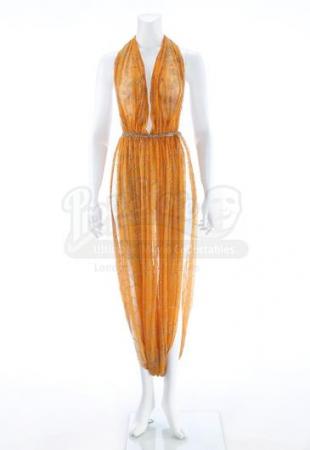 STAR TREK: THE ORIGINAL SERIES (1966 - 1969) - Elaan's (France Nuyen) Orange Halter-Neck Dress