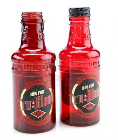 TRUE BLOOD (2008 - 2014) - Two Bottles Of ‘Tru Blood’ Plasma Protein Beverage