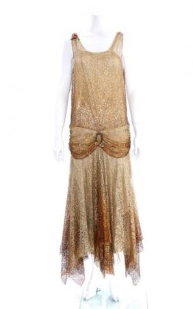 BOARDWALK EMPIRE (2010 - 2014) - Daughter Maitland's (Margot Bingham) 1920S Style Copper Lace Dress